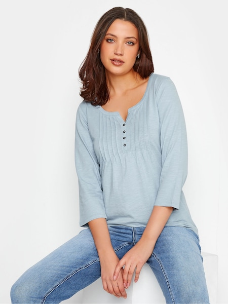 Long Tall Sally Blue Henley Top (962651) | €17