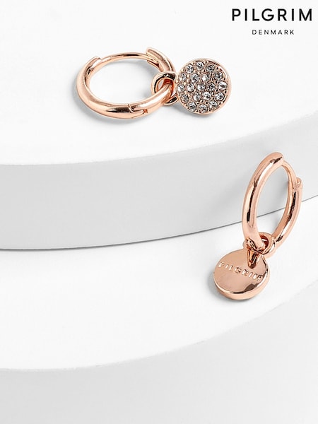 PILGRIM Gold Plated Chayenne Hoop Pendant Earrings (962745) | €20
