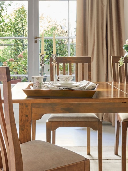Laura Ashley Honey Gold Balmoral 6-8 Seater Extending Dining Table (963659) | €1,380