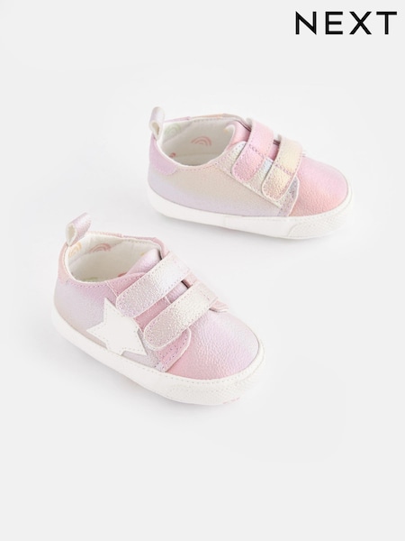 Multi regnbue - Two Strap Baby Trainers (0-24mths) (963757) | DKK75