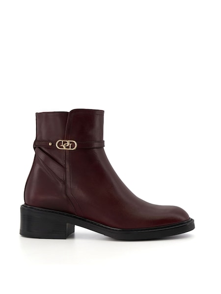 Dune London Red Praising Ankle Boots (963879) | €107