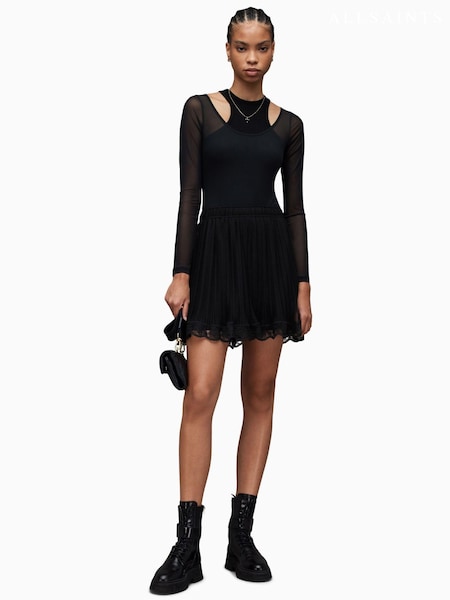 AllSaints Black Azura Skirt (963936) | €72