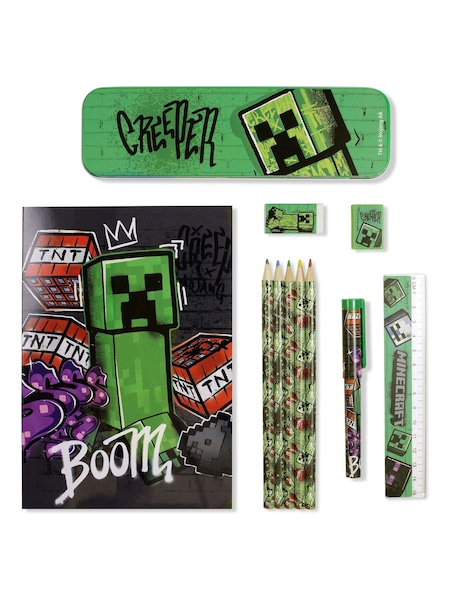 Green - Minecraft Stationery Set