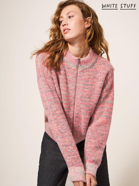 White Stuff Pink Weekend Bomber Jacket (964432) | €57