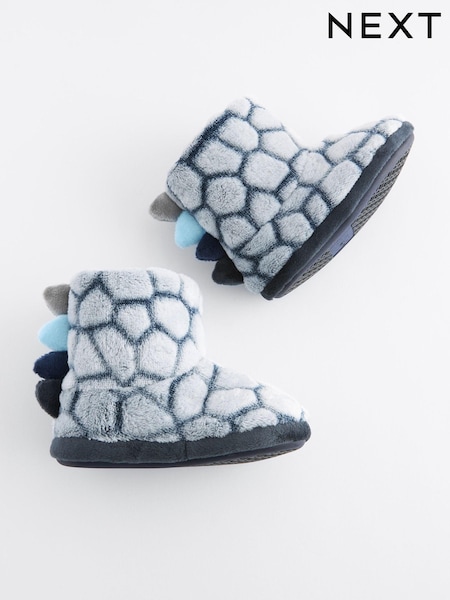 Graue Dino-Schuppe - Warm Lined Slipper Boots (964870) | 3 € - 4 €