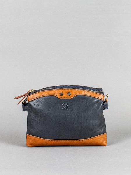 Lakeland Leather Blue Hartsop Zip Cross-Body Bag (965805) | €77