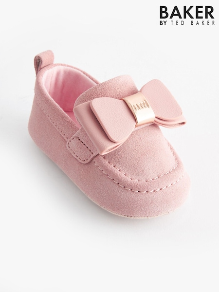 Baker by Ted Baker Baby Girls Loafers Padders with Bow (966100) | AED84
