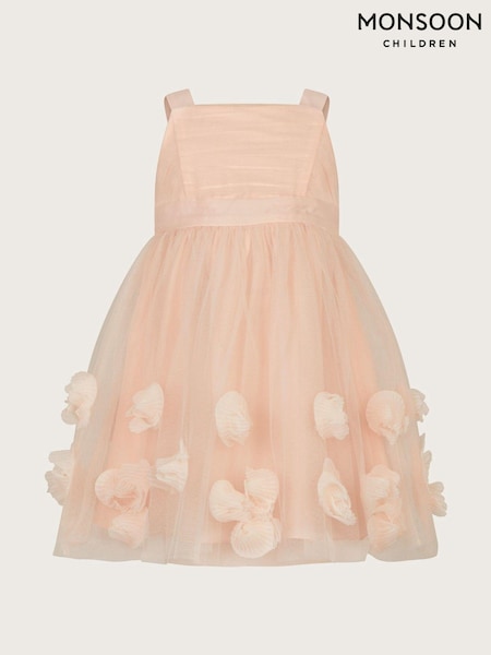 Monsoon Pink Baby Serenata Rose 3D Dress (966351) | €32 - €36