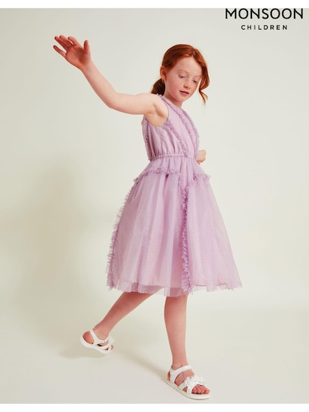 Monsoon Veronica Ruffle Tulle Dress (966474) | € 36 - € 43