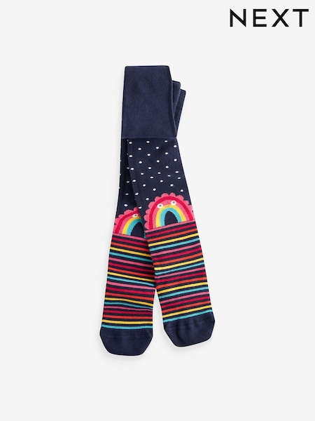 Mornarsko modra - Cotton Rich Rainbow Tights (967042) | € 4