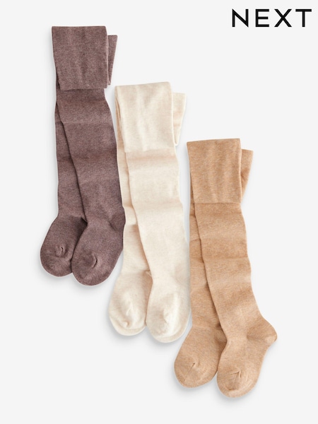 Crema/neutro - 3 Pack Cotton Rich Tights (967142) | 14 € - 21 €