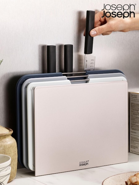 Joseph Joseph Set of 6 Silver Nest Boards Plus Chopping Board Set (967210) | €102
