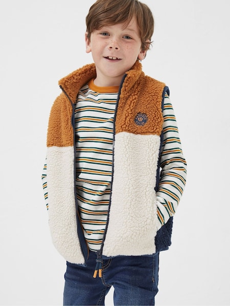 FatFace Blue/White Fleece Gilet (967589) | €17.50