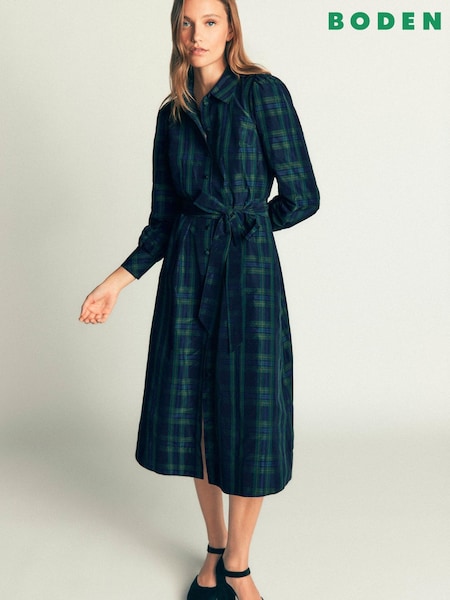 Albastru - Boden Maeve Occasion Shirt Dress