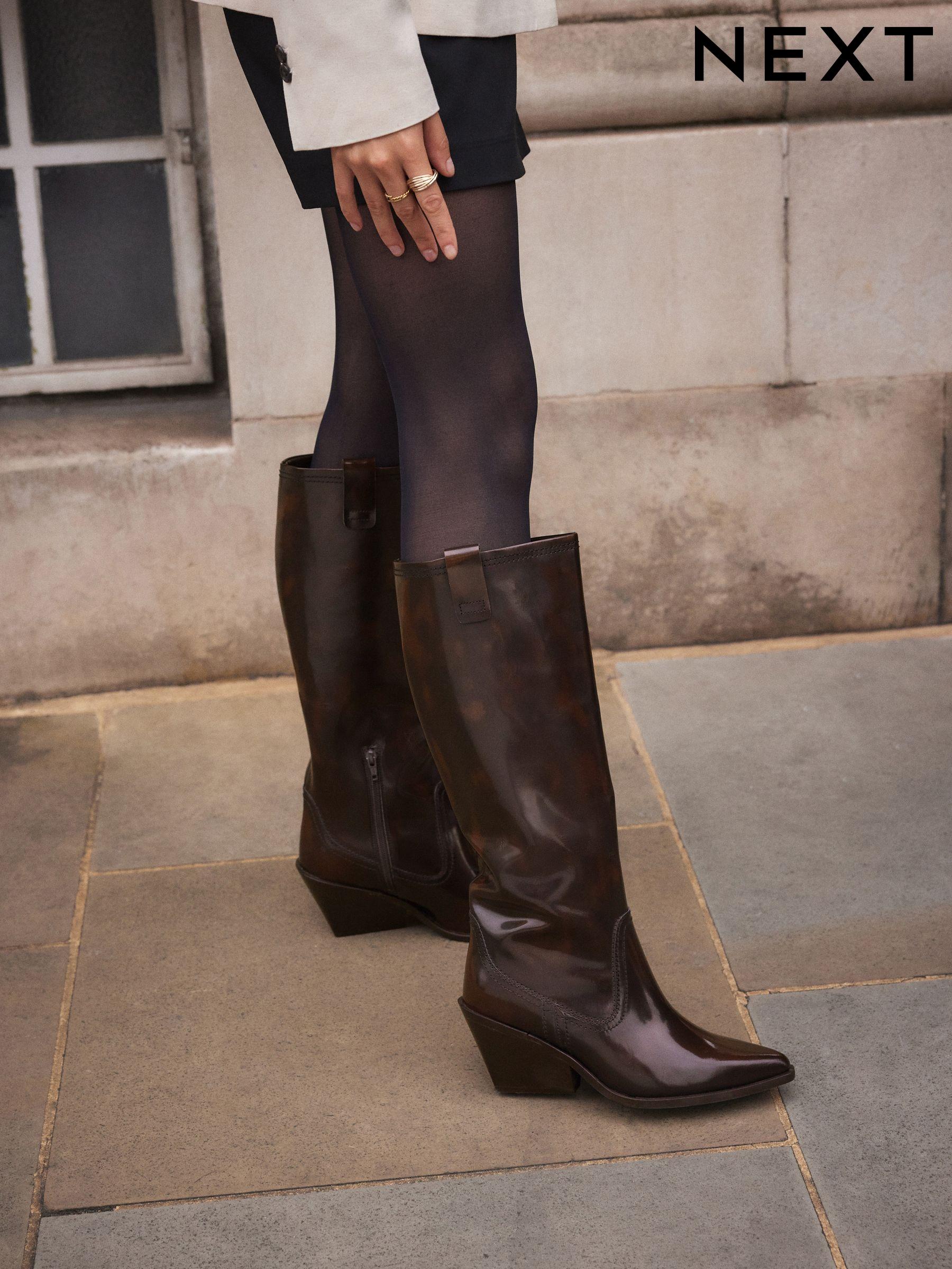 Next womens knee high boots online