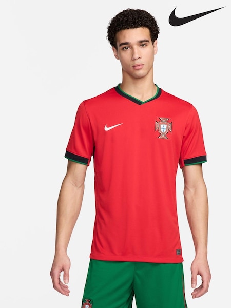 Nike Red Dri-FIT Portugal Stadium Home Football Shirt (968811) | €54