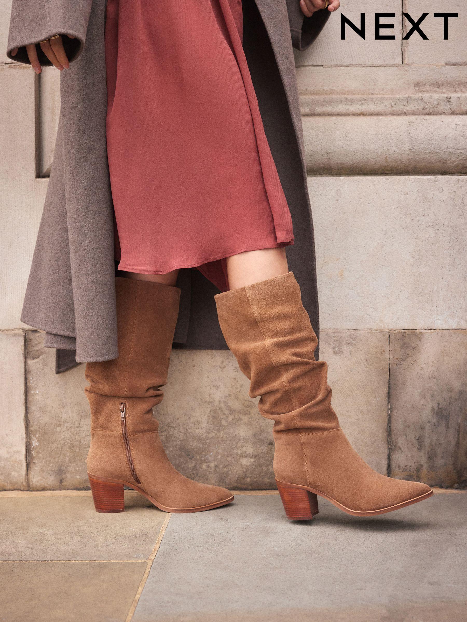Womens tan calf boots top