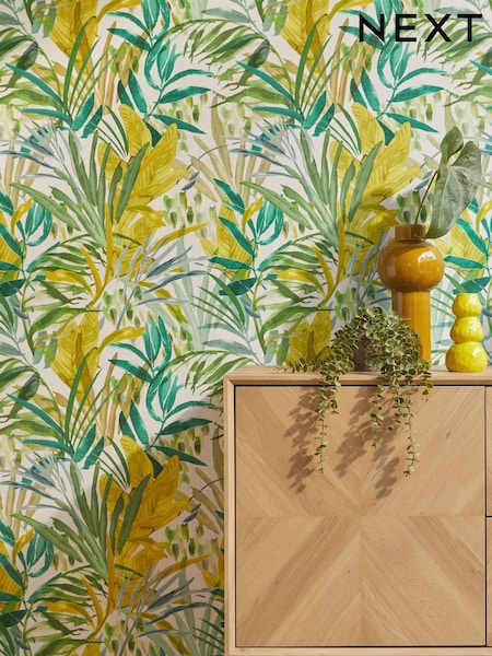 Green Wonderland Jungle Leaves 10M Wallpaper (968930) | € 31