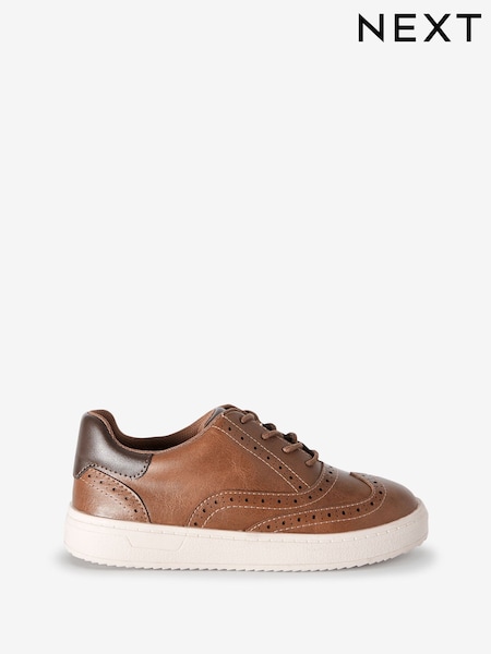 Tan Brown            Lace-Up Brogue Shoes (969048) | 11,970 Ft - 16,160 Ft