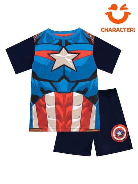 Character Blue Captain America Short Pyjamas (969099) | €26