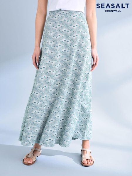 Seasalt Cornwall Teal Blue Rose Skirt (969823) | €37