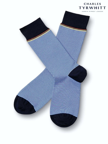 Albastru nuanță cer - Regular Charles Tyrwhitt Socks