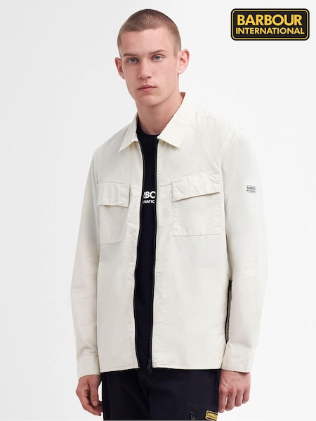 Cream - Barbour® International Parson Stückgefärbte Manteljacke (970343) | 69 €