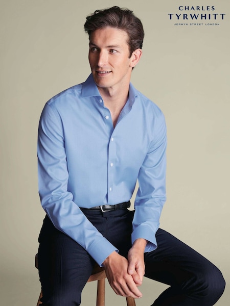 Zils - Regular Charles Tyrwhitt Non-iron Twill Cutaway Classic Fit Shirt