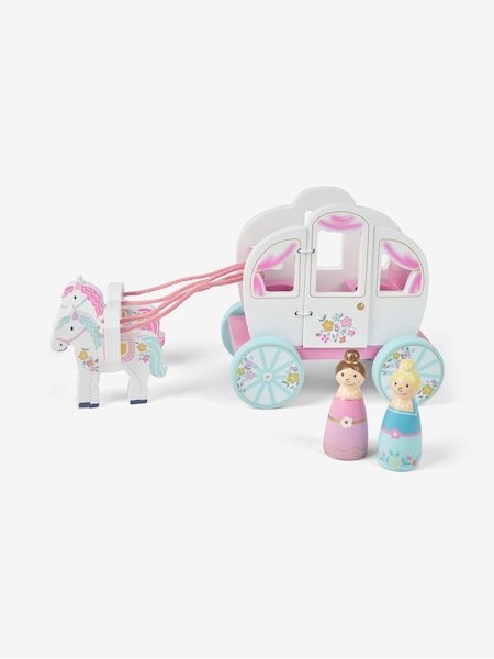 JoJo Maman Bébé Wooden Princess Carriage Playset (970639) | €34