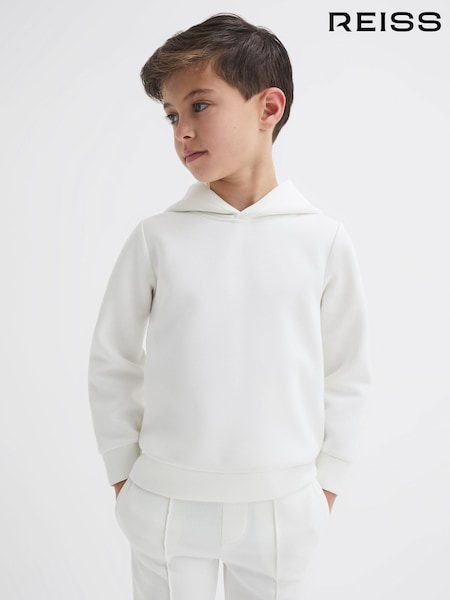 Reiss Fabien Interlock Jersey Hoodie (970719) | 297 LEI