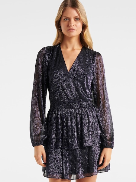Forever New Keira Plisse Tiered Mini Dress (970836) | 76 €