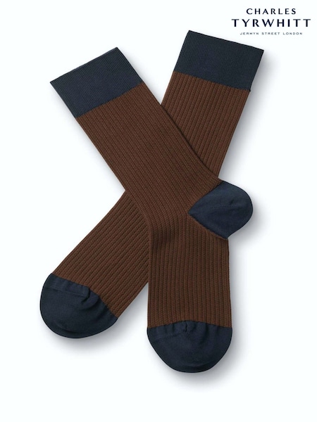 Темно-коричневый - Regular Charles Tyrwhitt Socks