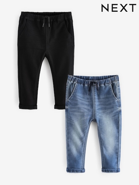 Denim negro azul - Supersoft Pull-On Jeans With Stretch 2 Pack (3mths-7yrs) (971111) | 29 € - 35 €