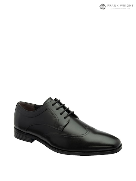 Frank Wright Black Lace Up Derby Shoes (971172) | €51