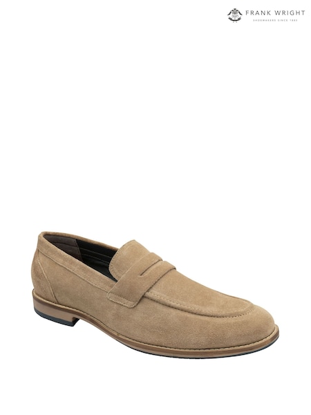 Frank Wright Natural Suede Slip On Loafers (971204) | AED265