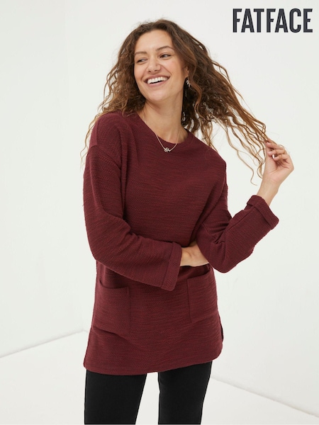 FatFace Red Amari Textured Tunic (972257) | €30