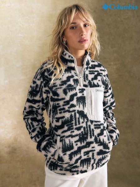 Columbia West Bend Printed Qz Brown Fleece (973000) | €110