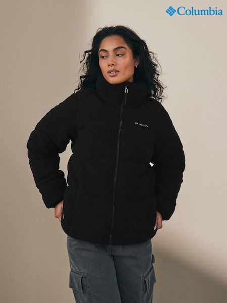 Columbia Puffect Sherpa Padded Black Jacket (973057) | LEI 626