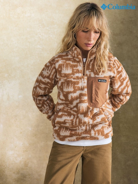 Columbia Womens West Bend II Sherpa Half Zip Fleece (973147) | €53