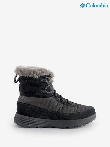 Columbia Slopeside Faux Fur Trim Snow Black Boots (973200) | R$ 1,085
