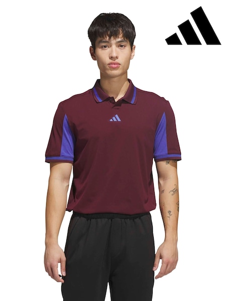 Rot - Regular Adidas Golf Btc Twst Polo Shirt