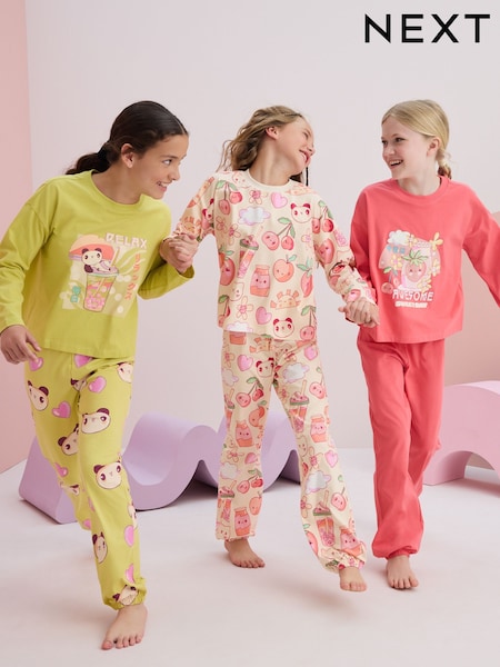 Red/Green Jogger Pyjamas 3 Pack (3-16yrs) (973376) | AZN 72 - AZN 97