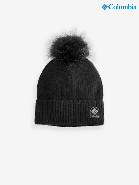 Columbia Winter Blur Pom Black Beanie (973713) | 74 QAR