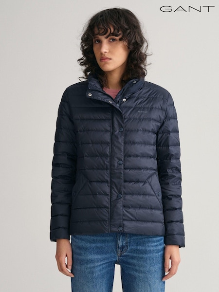 Blau - GANT Leichte Daunenjacke (974137) | 176 €
