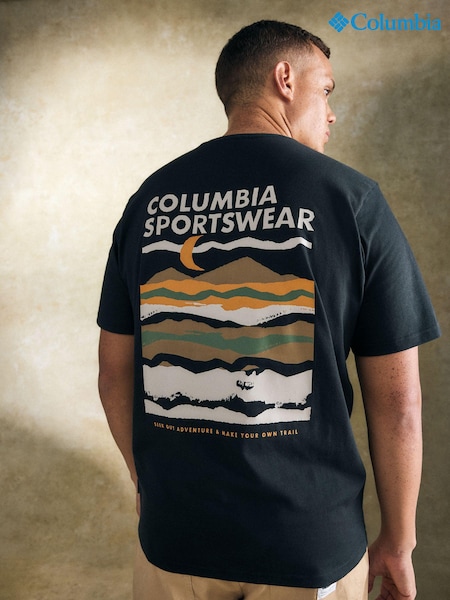 Columbia Mens Explorers Canyon Back Graphic 100% Cotton T-Shirt (974840) | 110 zł