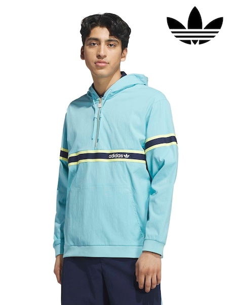 Blue - Regular Adidas Golf Summer Anorak Jacket