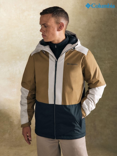 Columbia Point Park Insulated Colour Block Brown Jacket (974934) | €79