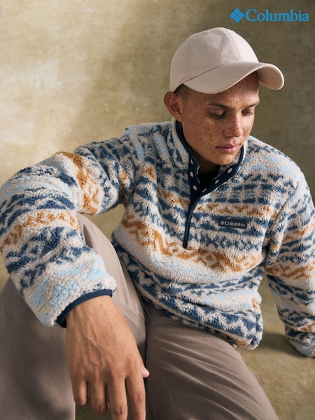 Columbia Mens Rugged Ridge III Sherpa Half Snap Fleece (974958) | €47