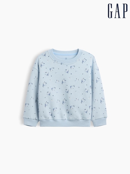 Blue Floral - Gap Vintage Soft Print Sweatshirt (6mths-5yrs)