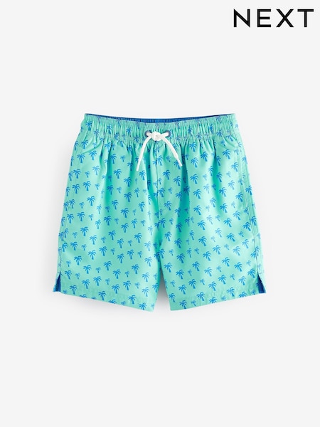 Mintgrün mit Palmenprint - Printed Swim Shorts (3-16yrs) (975542) | 4 € - 8 €